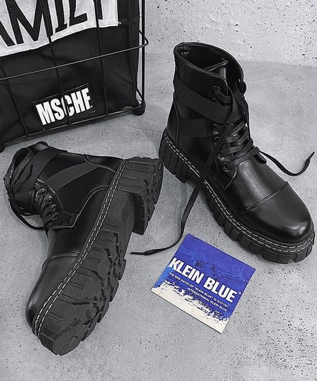 HIGH SOLE SNEAKER BOOTS /2color