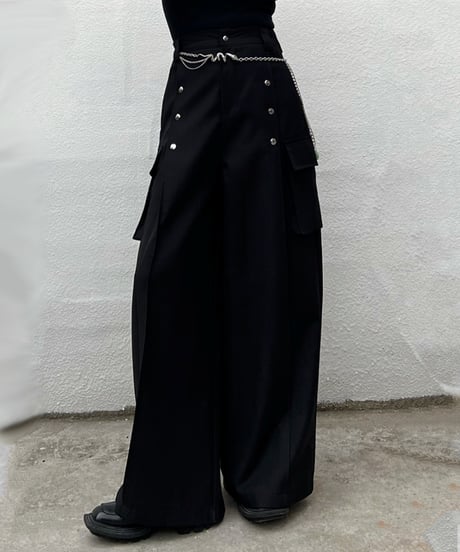 METRO DRAPE WIDE PANTS /2color