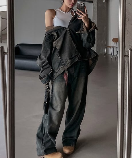 VINTAGE VEIL DENIM PANTS