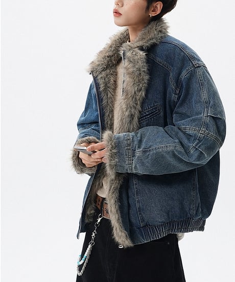 DENIMFUR FLAP JACKET
