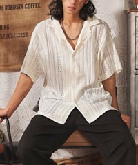 SUMMER TEXTURE KNIT SHIRT /3color
