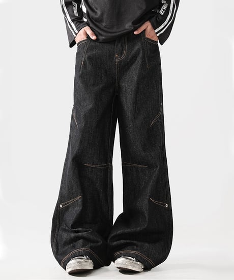 DECONSTRUCT WIDE DENIM