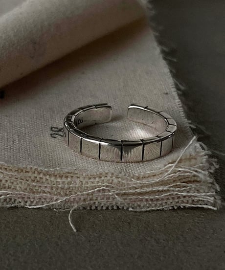SILVER925 STRIP RING