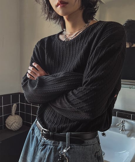 RIBTWIST LONG TEE