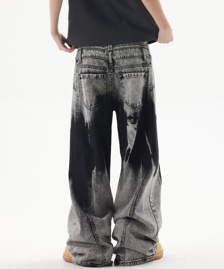 HEAVY WASH TIE-DYE DENIM