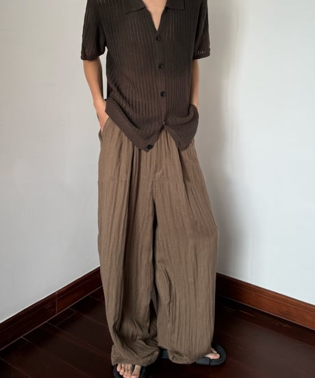 DRAPEFLOW WIDE PANTS /2color