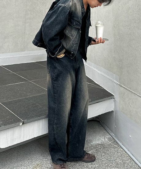 VINTAGEFADE LOOSE STRAIGHT DENIM