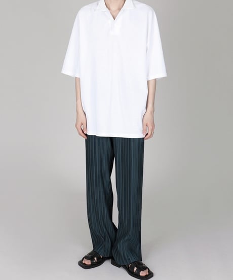 ICE SILK DRAPE WIDE PANTS /2color