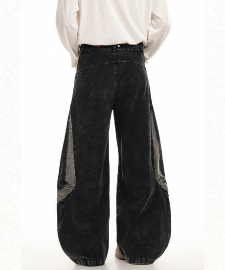 CORDVAULT WIDE PANTS  /2color