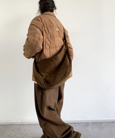 CANVAS ROUND SHOULDER BAG