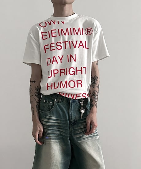 SIGNNOISE SCRIPT TEE /2color