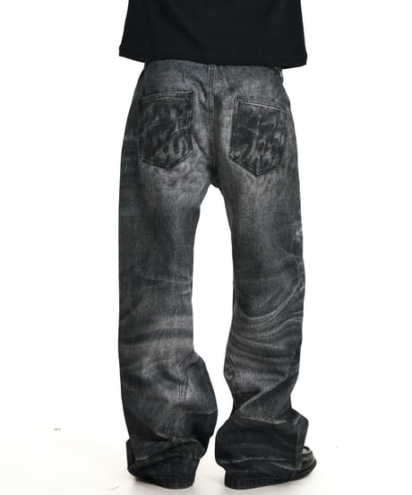 SHADOWLEOPARD BAGGY DENIM