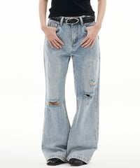 CRACKEDGE FLARE DENIM