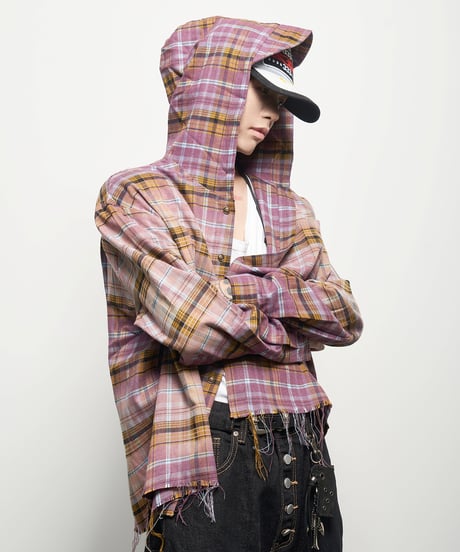 ROUGHPLAID HOOD SHIRT