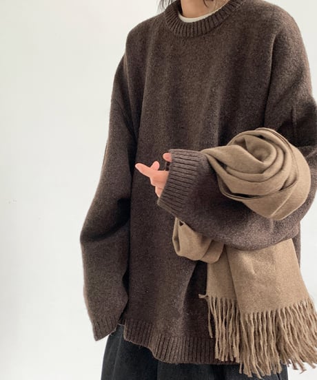 LOOSE MAILLARD KNIT /3color
