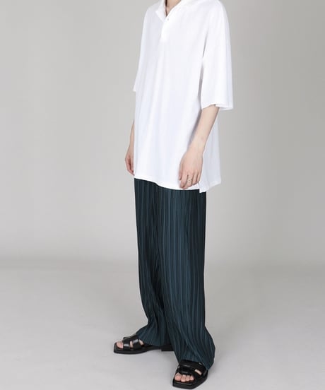ICE SILK DRAPE WIDE PANTS /2color