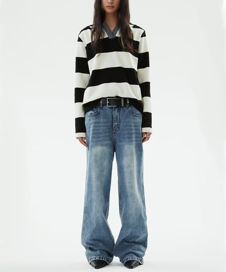 WIDE STRAIGHT VINTAGE DENIM