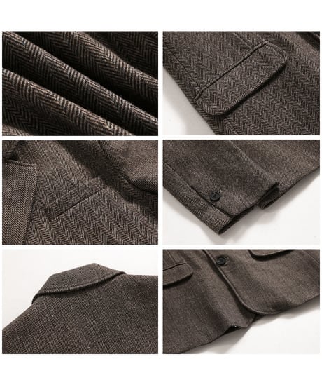K-STYLE LOOSE WOOL JACKET