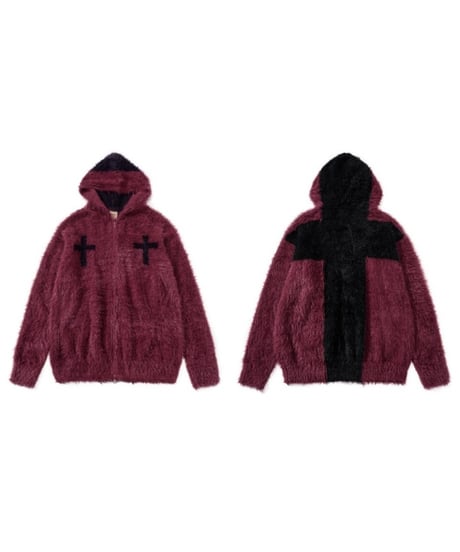 CROSSFUR W-ZIP HOODIE /3color