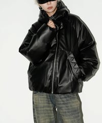 OBSIDIAN HOODED PADDED