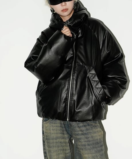 OBSIDIAN HOODED PADDED