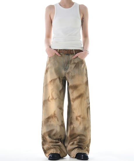 MARBLEDUST LOOSE DENIM