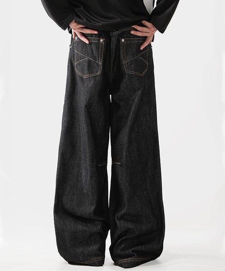 DECONSTRUCT WIDE DENIM