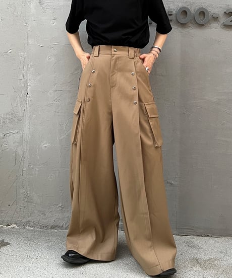 METRO DRAPE WIDE PANTS /2color