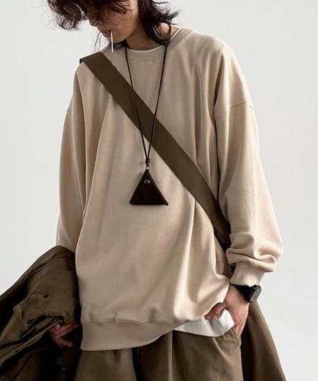 HEAVY WEIGHT BASIC SWEATSHIRT /4color