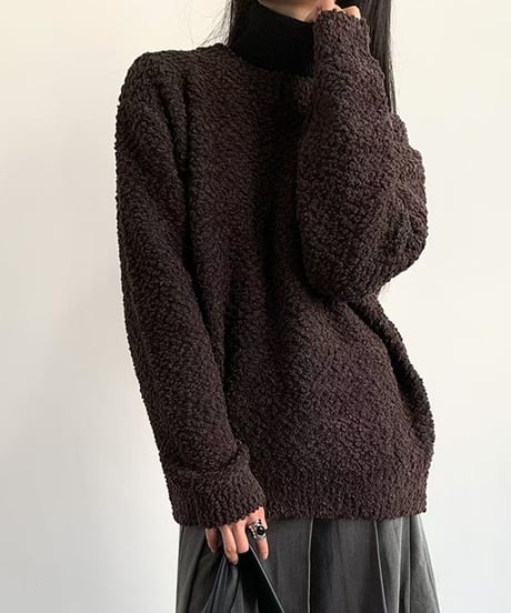 LOOSE CLOUD KNIT PULLOVER /2color