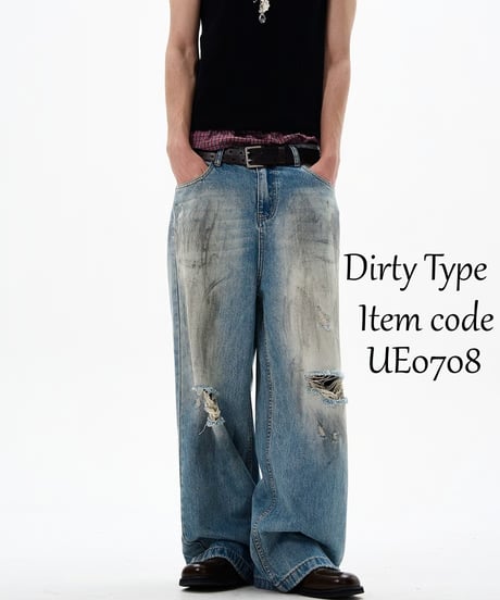 BROKENEDGE BAGGY DENIM（Clean）