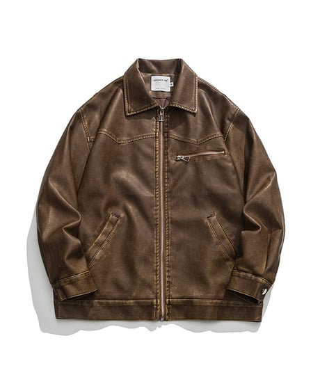FAUX LEATHER VINTAGE RIDERS /2color
