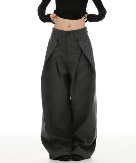 URBANPLEAT WIDE PANTS /2color