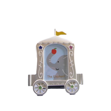 銀仕上げ　汽車ポッポフレーム