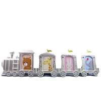 銀仕上げ　汽車ポッポフレーム