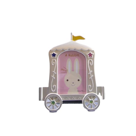 銀仕上げ　汽車ポッポフレーム