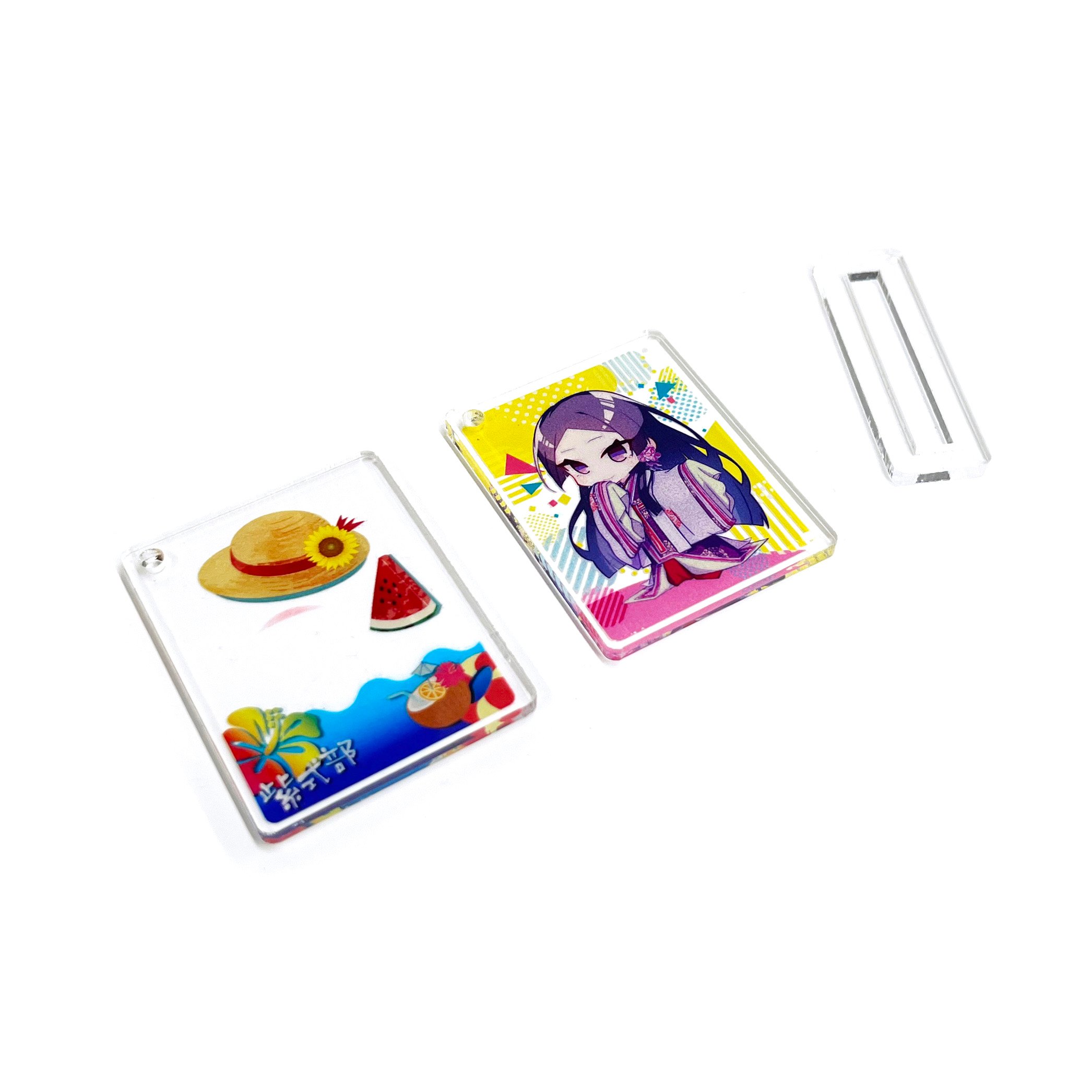 紫式部 着せ替えアクリルWキーホルダー スタンド付き | la・kura shop
