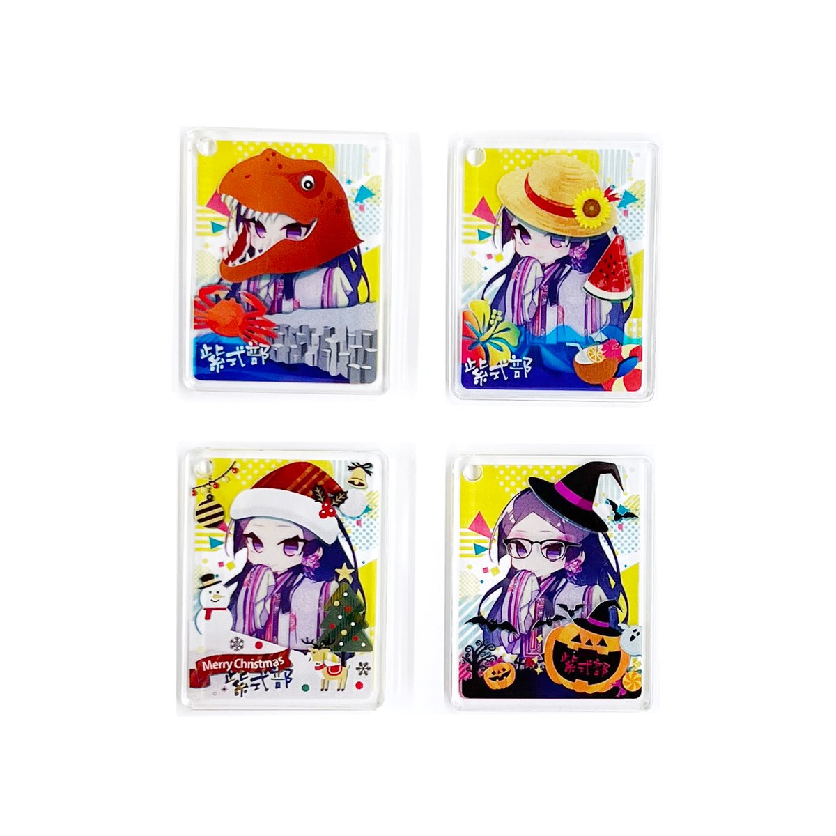 紫式部 着せ替えアクリルWキーホルダー スタンド付き | la・kura shop