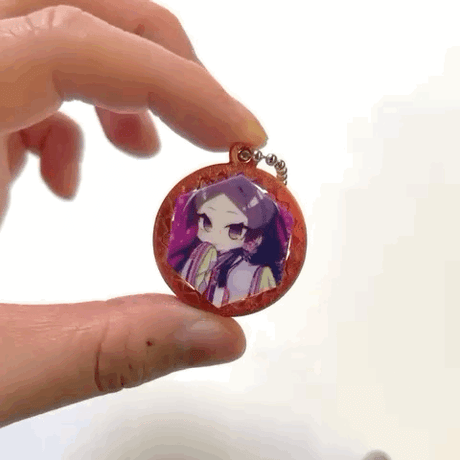 紫式部 ミニくるくるキーホルダー