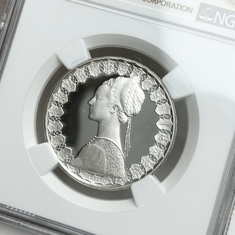 1995年 イタリア コロンブス 500リラ 銀貨 PF69 NGC 最高鑑定品 | Coin