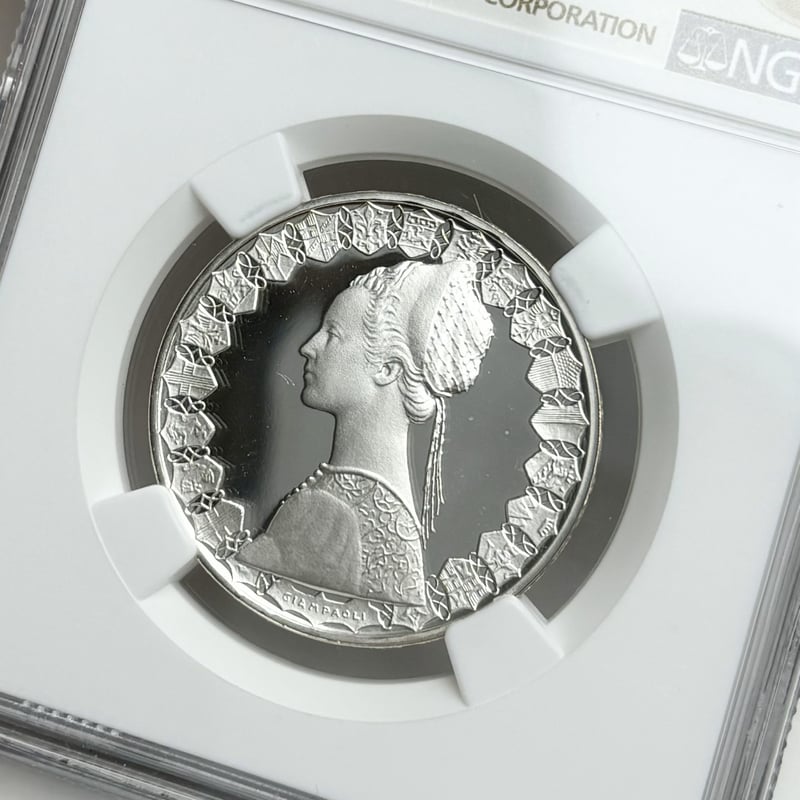 1995年 イタリア コロンブス 500リラ 銀貨 PF69 NGC 最高鑑定品 | Coin...