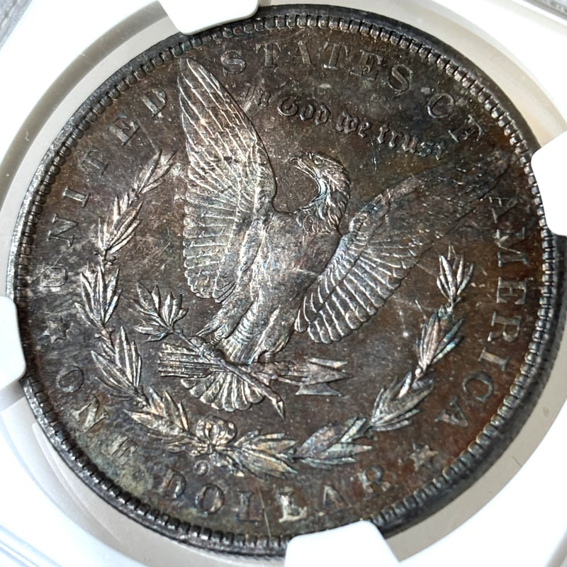 唯一無二】◇奇跡のブルートーン◇1904 モルガンダラー NGC MS62 唯一無二】◇奇跡のブルートーン◇1904 モルガンダラー NGC MS62