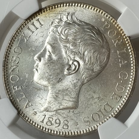 バチカン 2リラ硬貨☆1941年／未使用／アンティークコイン／NGC MS65 