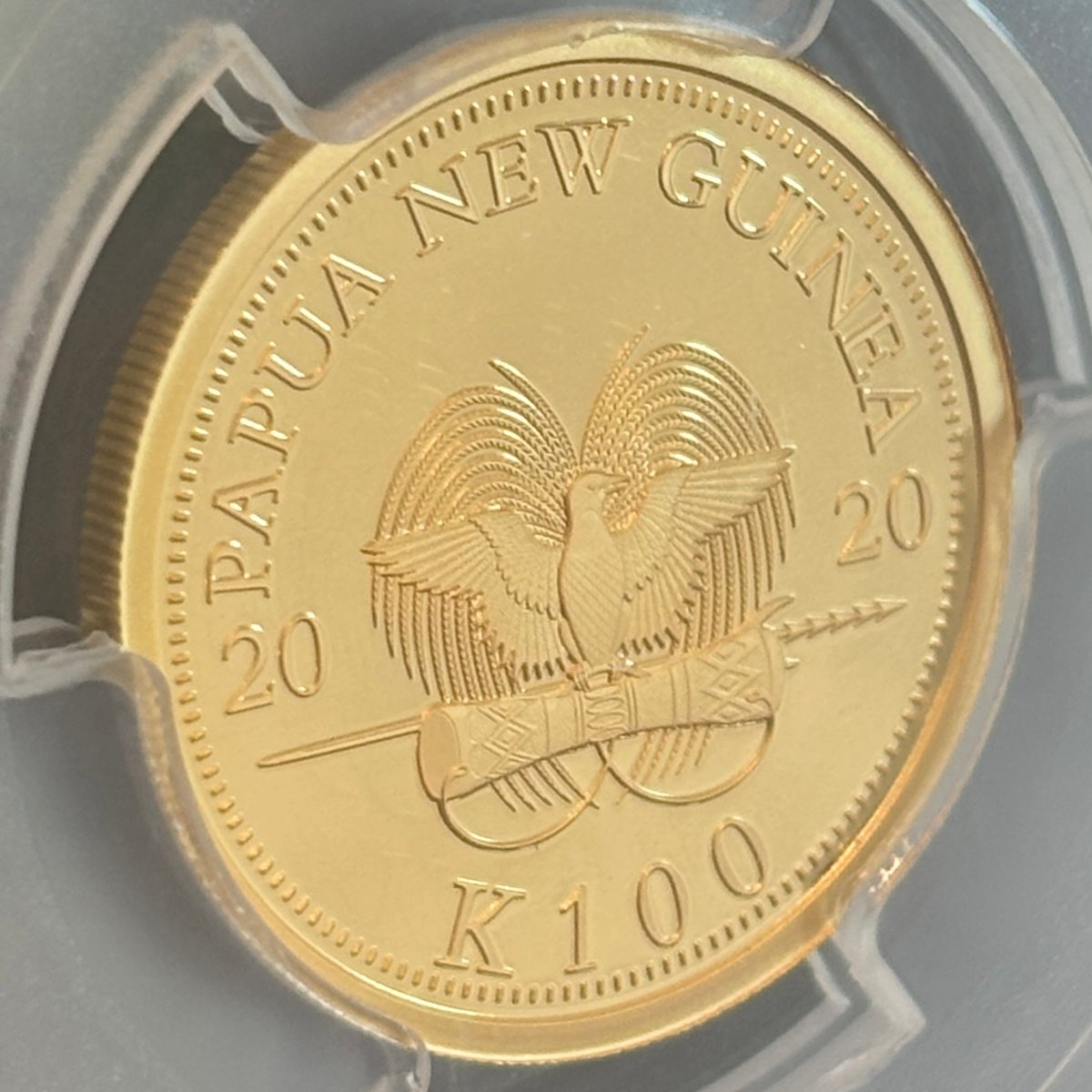 限定400枚】2020年 パプアニューギニア 100キナ金貨 PR70DCAM 極楽鳥 |