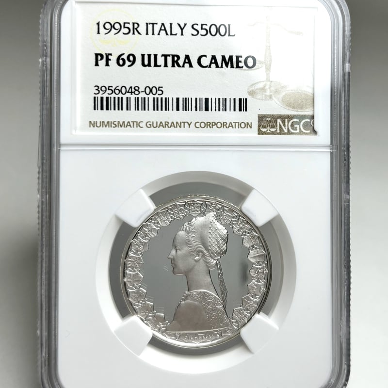 1995年 イタリア コロンブス 500リラ 銀貨 PF69 NGC 最高鑑定品 | Coin