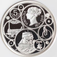 2015 イギリス エリザベス2世 最長在位 10ポンド 5オンス銀貨 PF70 NGC