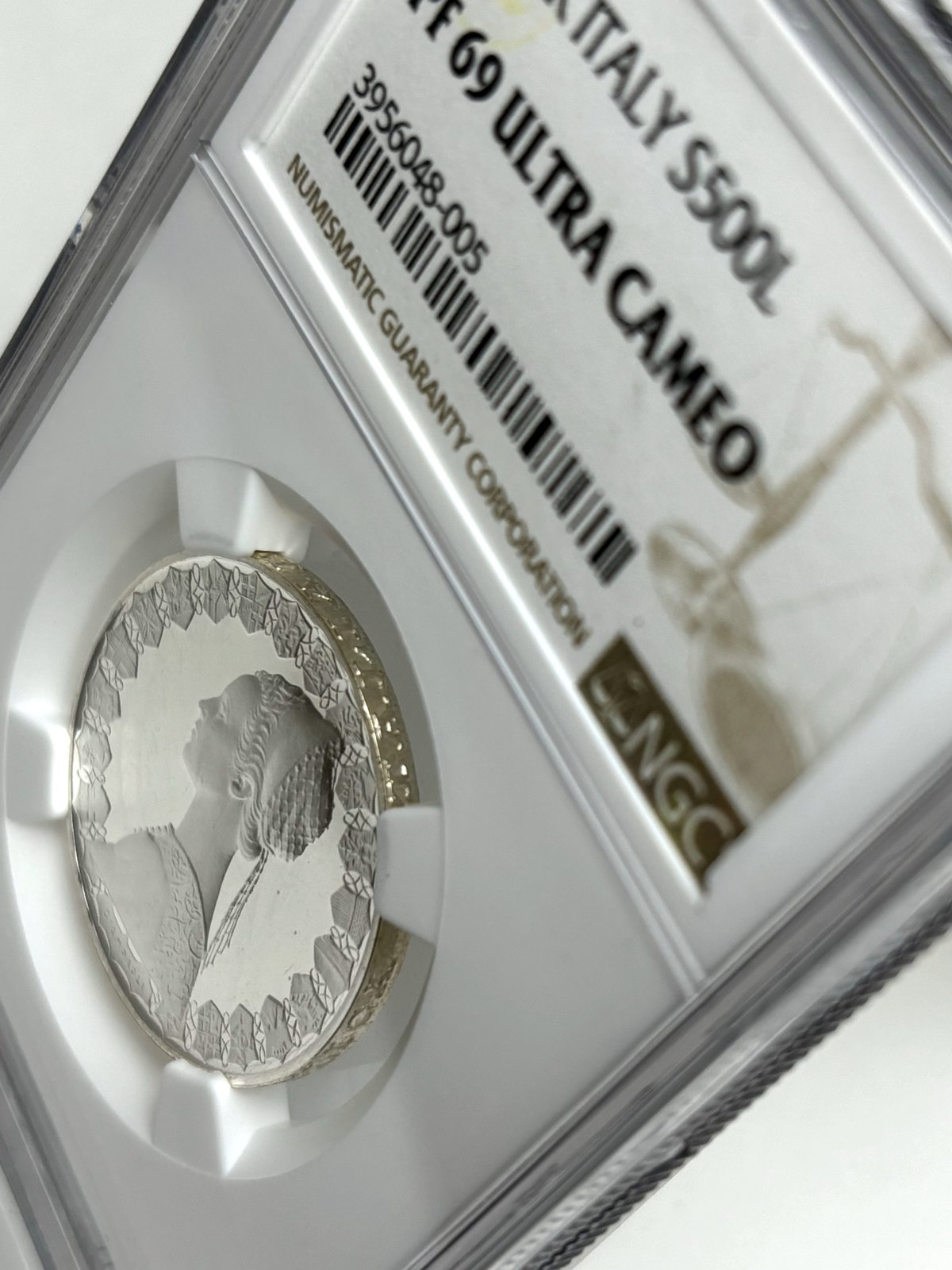 イタリア 500リラ銀貨☆1966年／未使用／PCGS MS65／アンティーク 3625【PCGS鑑定品MS65】イタリア 1966年 500リラ 銀貨 - メルカリ