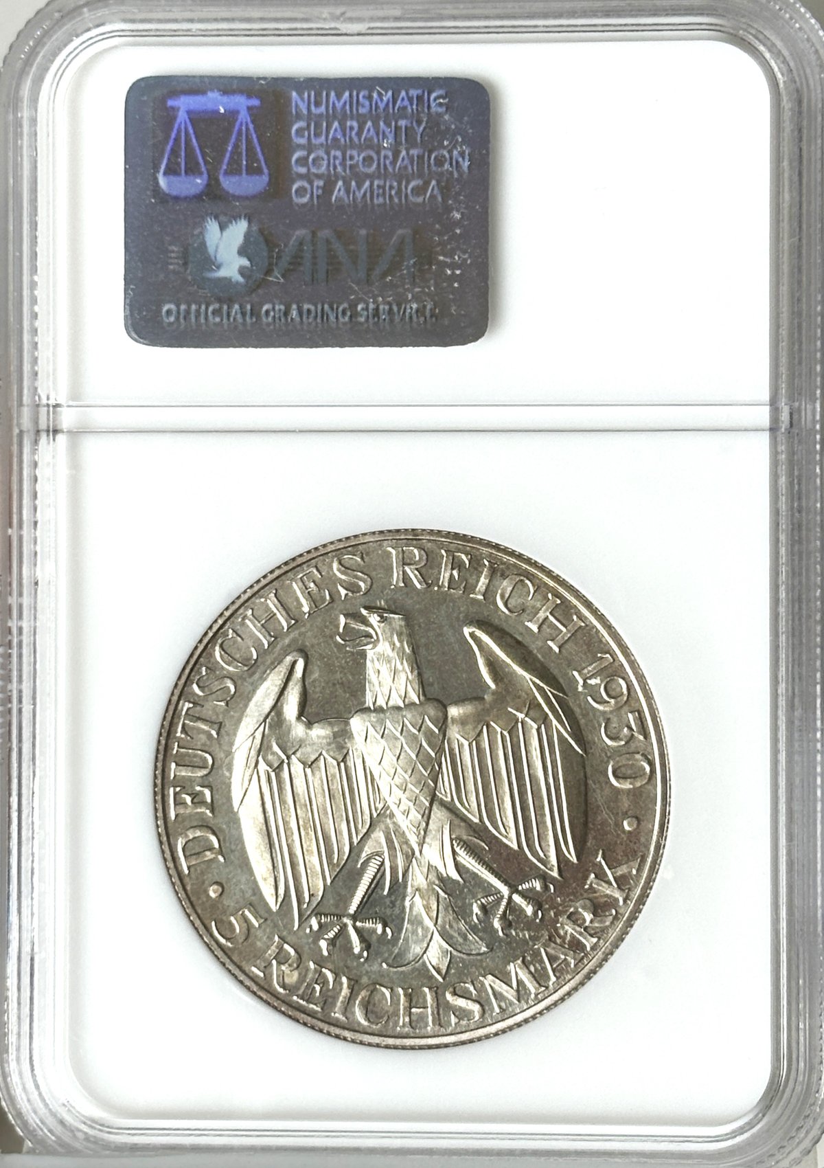 ◇単年度発行・プルーフ◇ 1930 ツェッペリン ドイツ ワイマール