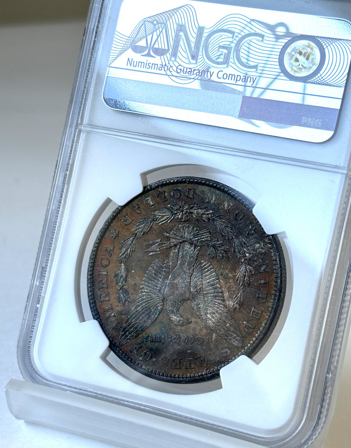 唯一無二】◇奇跡のブルートーン◇1904 モルガンダラー NGC MS62
