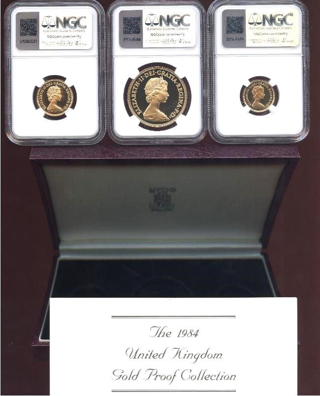 ◇最終年度◇1984年『UNITED KINGDOM 1984 GOLD PROOF COLL